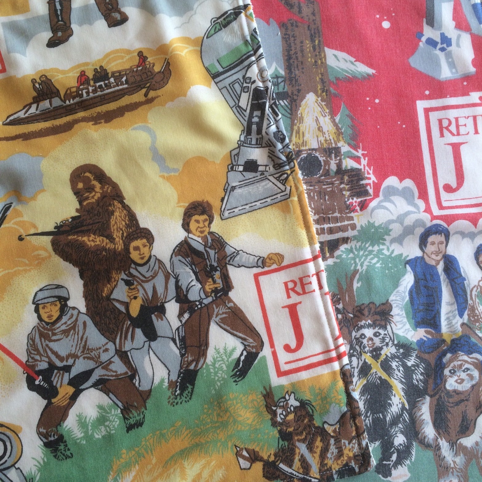 Vintage Star Wars burp cloths, Handmade Haven.