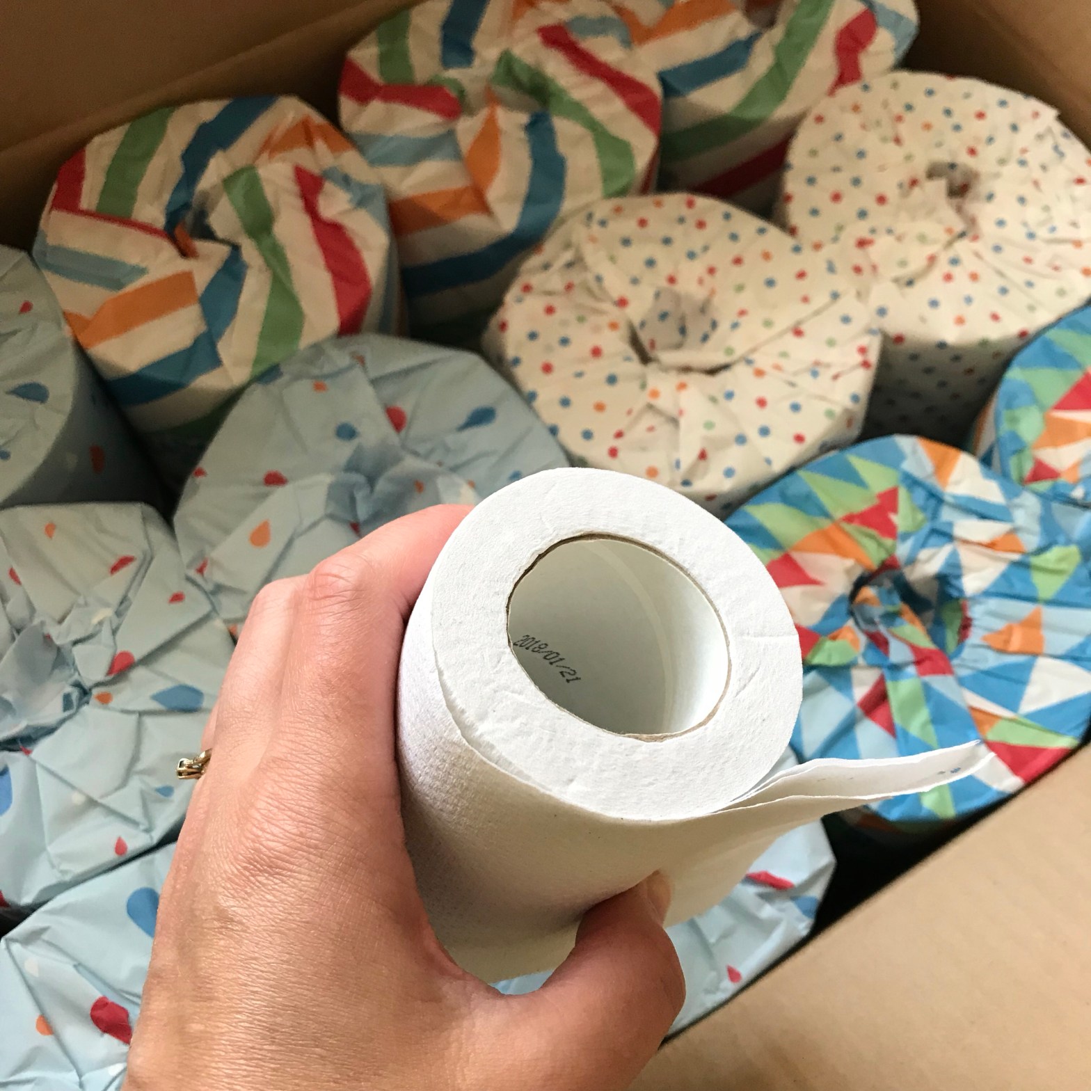 Who gives a crap toilet rolls wrapped in paper, not plastic.