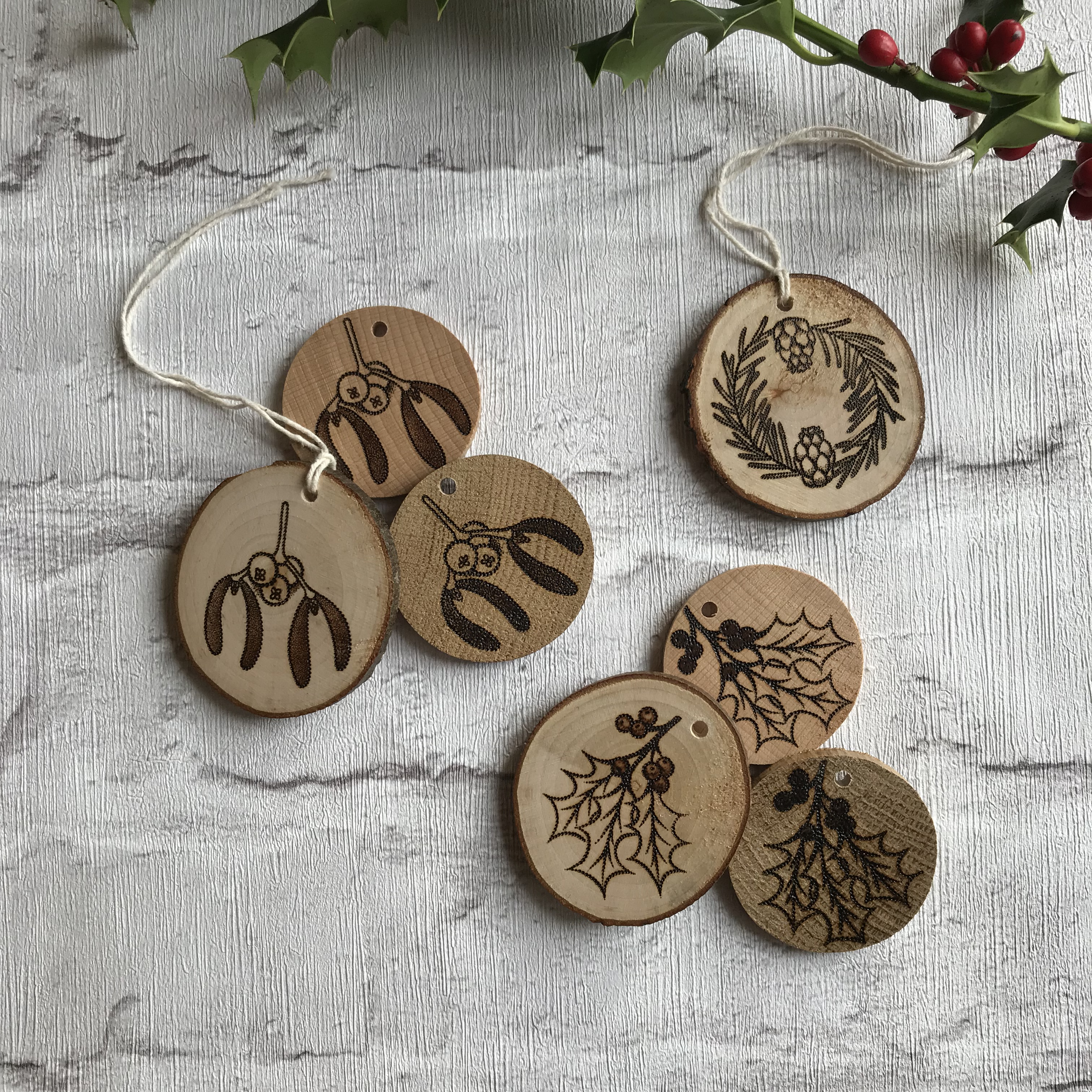 Handmade Haven, Sylvan Stories Pyrographer, Gift Set Decorations, zero waste decorations